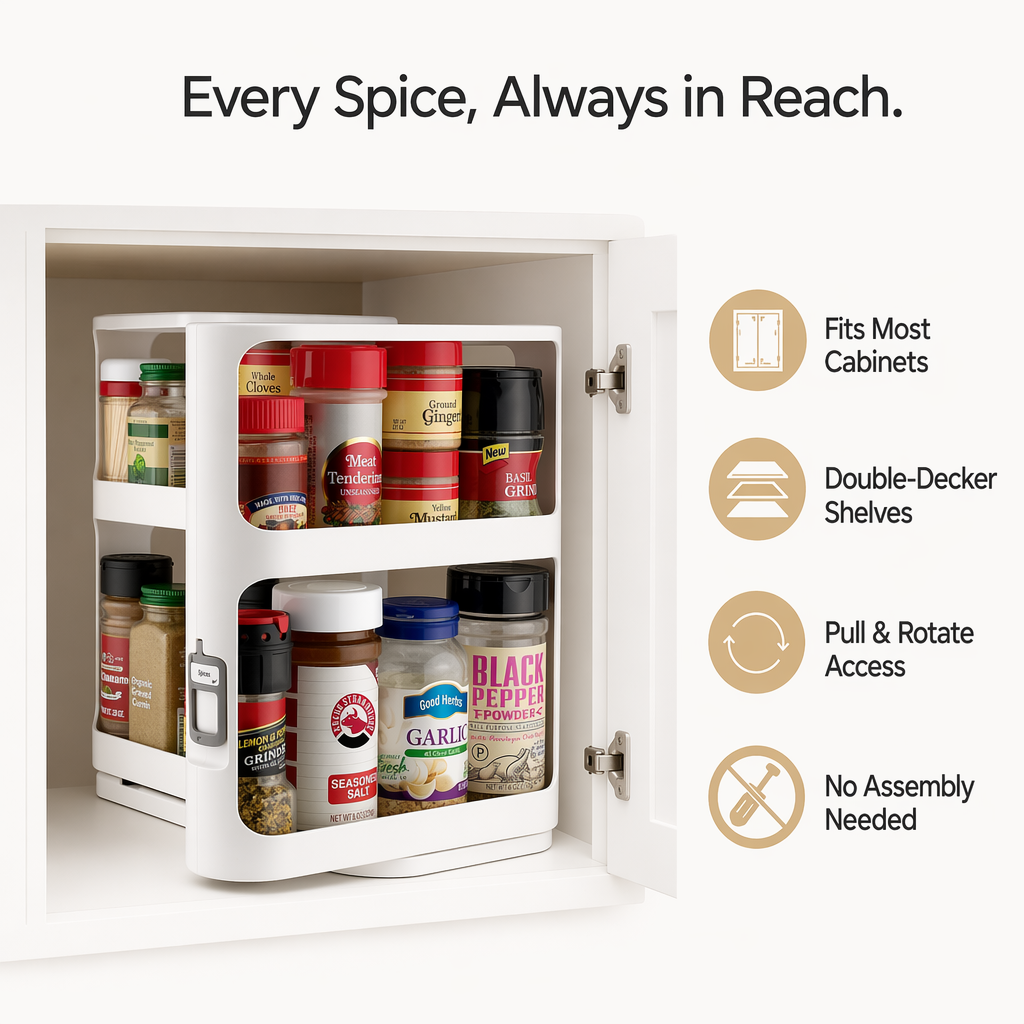 Rotating Spice Rack