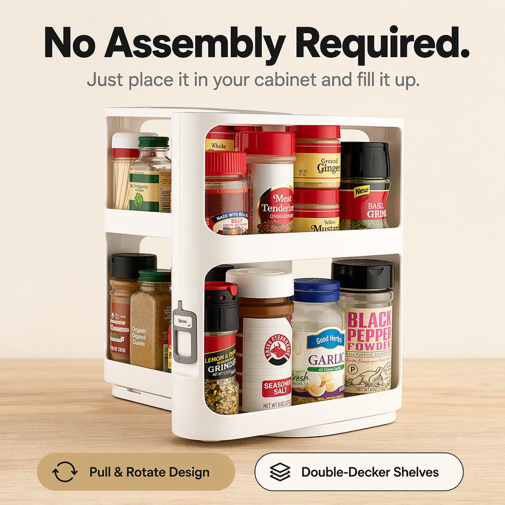 Rotating Spice Rack