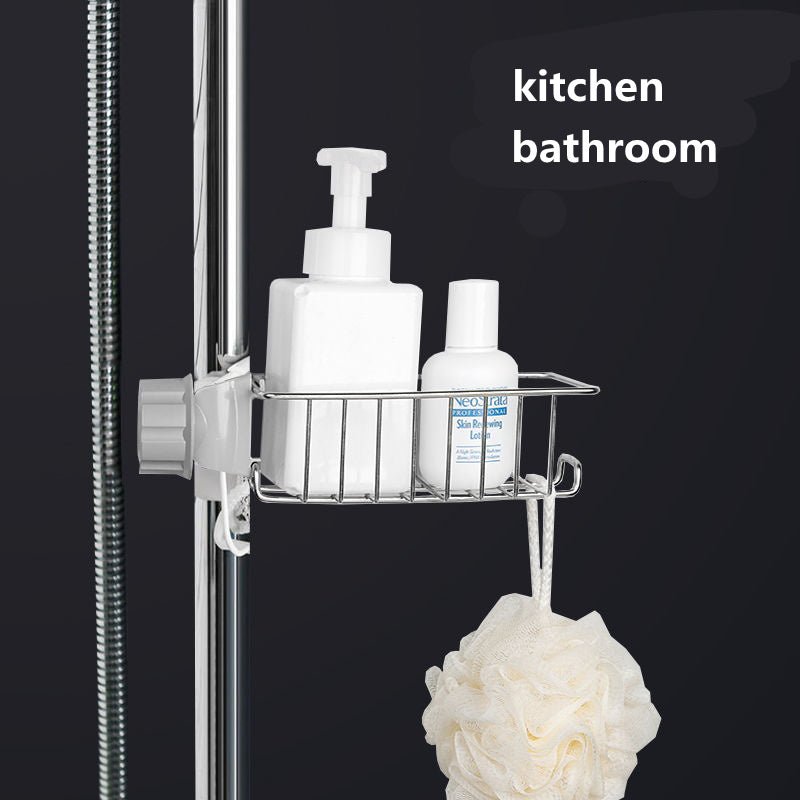Adjustable Sink Drain Rack Sponge Storage Faucet Holder Soap Drainer Shelf Basket Organizer Kitchen Bathroom Accessories - TidyHutt1 ve Düzen Çözümü