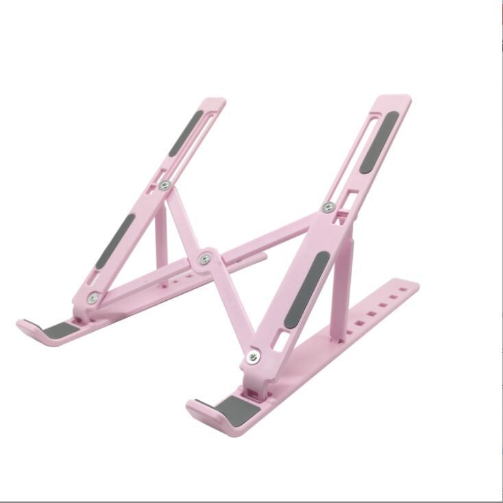 An affordable laptop stand. Its ergonomic design helps your laptop cool down more easily and prevents dust accumulation..