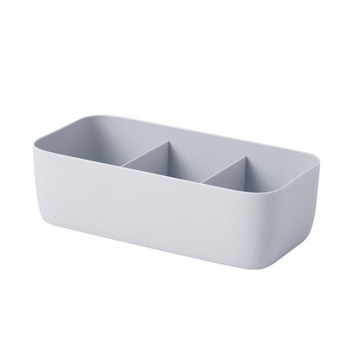 Stackable plastic drawer organizer for socks and underwear storage.